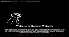 Desktop Screenshot of blackdogwebsites.com