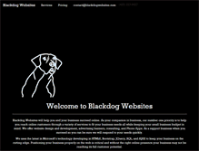 Tablet Screenshot of blackdogwebsites.com